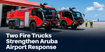 Two Fire Trucks Strengthen Aruba Airport Response