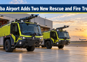 Aruba Airport Adds Two New Rescue and Fire Trucks