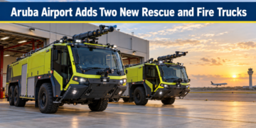 Aruba Airport Adds Two New Rescue and Fire Trucks Aruba Airport Adds Two New Rescue and Fire Trucks