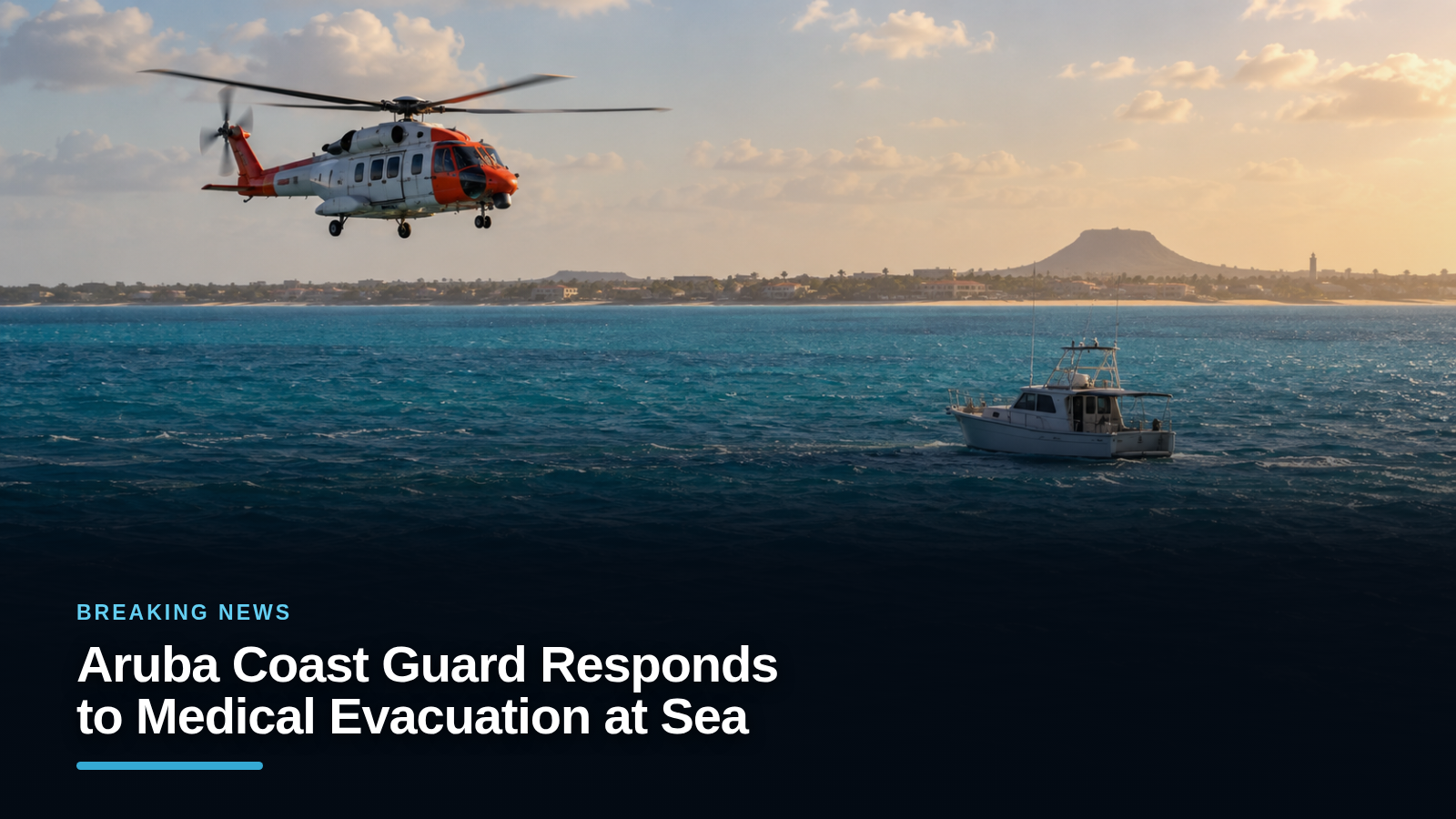Aruba Coast Guard Responds to Medical Evacuation at Sea Aruba Coast Guard Responds to Medical Evacuation at Sea