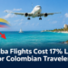 Aruba Flights Cost 17% Less for Colombian Travelers Aruba Flights Cost 17% Less for Colombian Travelers