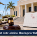 Aruba Court Lists Criminal Hearings for October 1 and 9