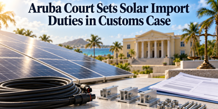 Aruba Court Sets Solar Import Duties in Customs Case Aruba Court Sets Solar Import Duties in Customs Case