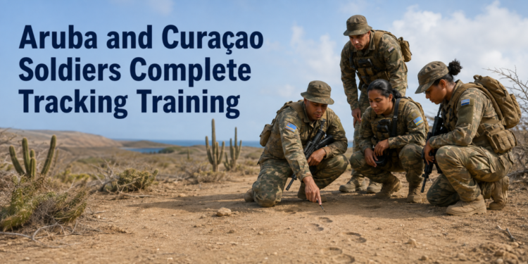 Aruba and Curaçao Soldiers Complete Tracking Training