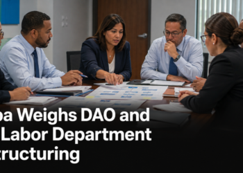 Aruba Weighs DAO and DPL Labor Department Restructuring
