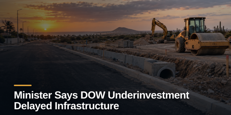 Minister Says DOW Underinvestment Delayed Infrastructure