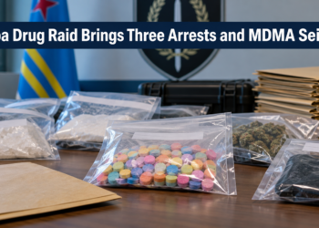 Aruba Drug Raid Brings Three Arrests and MDMA Seizure