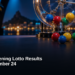 Aruba Evening Lotto Results for September 24