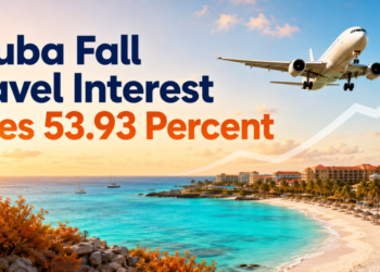 Aruba Fall Travel Interest Rises 53.93 Percent