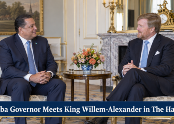 Aruba Governor Meets King Willem-Alexander in The Hague