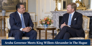 Aruba Governor Meets King Willem-Alexander in The Hague
