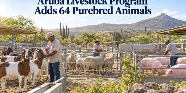 Aruba Livestock Program Adds 64 Purebred Animals Aruba Livestock Program Adds 64 Purebred Animals