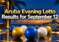 Aruba Evening Lotto Results for September 12