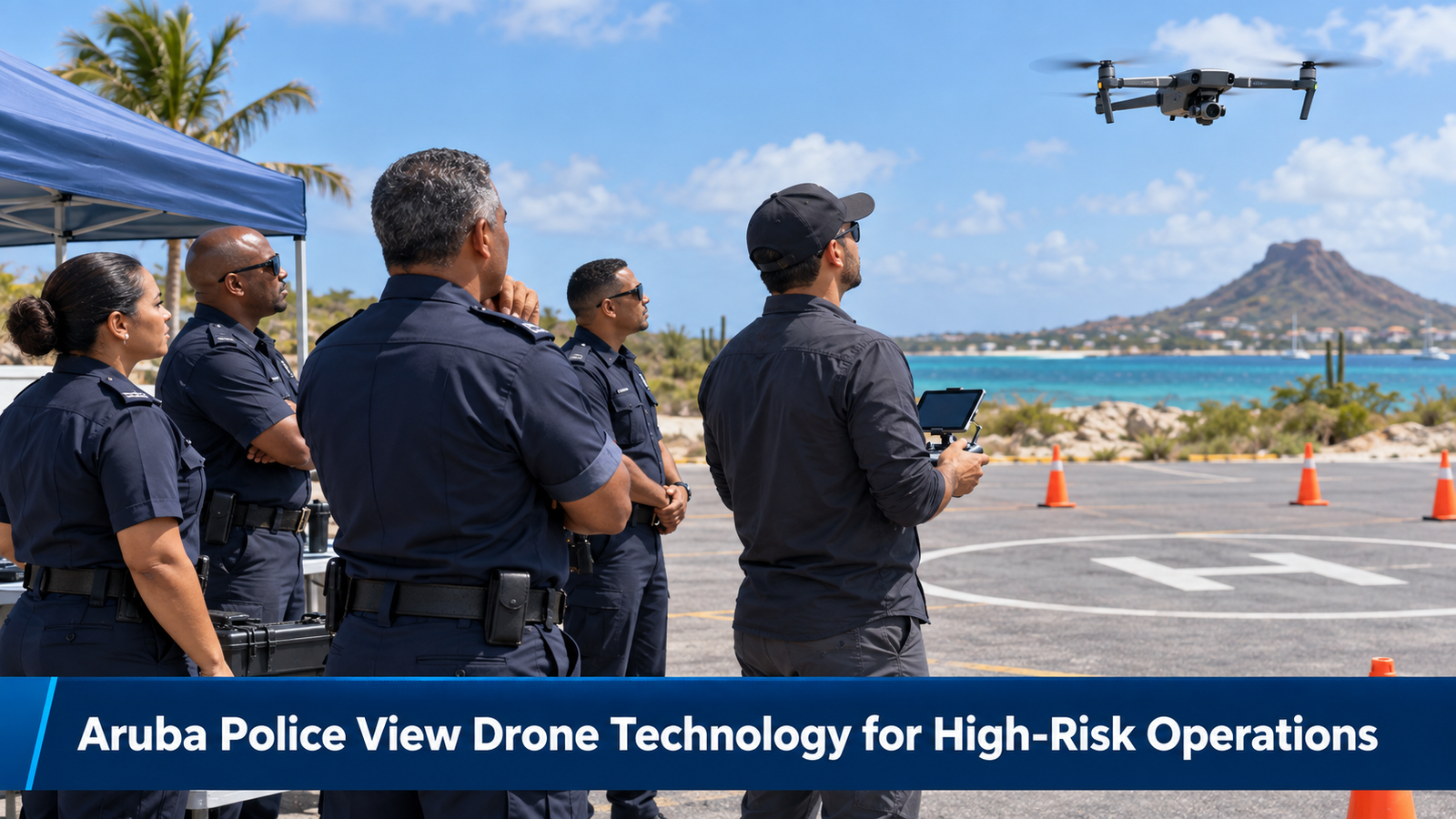 Aruba Police View Drone Technology for High-Risk Operations