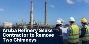 Aruba Refinery Seeks Contractor to Remove Two Chimneys