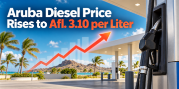 Aruba Diesel Price Rises to Afl. 3.10 per Liter Aruba Diesel Price Rises to Afl. 3.10 per Liter
