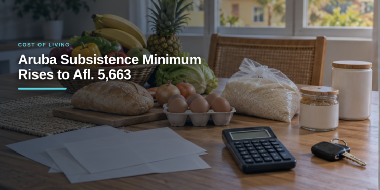 Aruba Subsistence Minimum Rises to Afl. 5,663