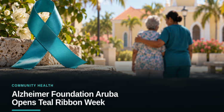Alzheimer Foundation Aruba Opens Teal Ribbon Week