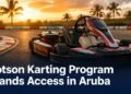 Factory-spec kart representing the new Aruba karting program