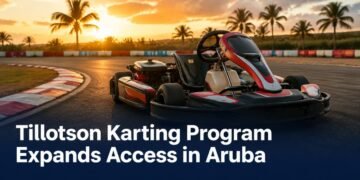 Factory-spec kart representing the new Aruba karting program