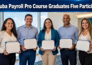 Aruba Payroll Pro Course Graduates Five Participants