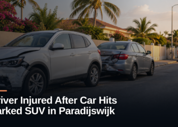 Driver Injured After Car Hits Parked SUV in Paradijswijk
