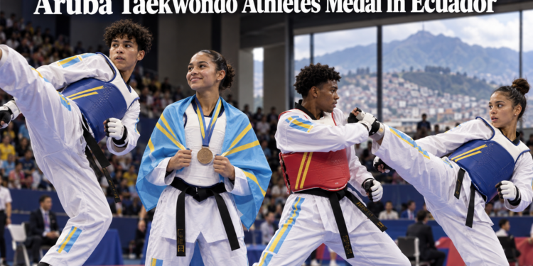 Aruba Taekwondo Athletes Medal in Ecuador Aruba Taekwondo Athletes Medal in Ecuador