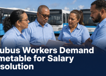 Arubus Workers Demand Timetable for Salary Resolution