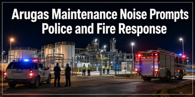 Arugas Maintenance Noise Prompts Police and Fire Response