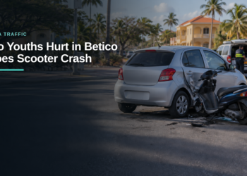 Two Youths Hurt in Betico Croes Scooter Crash