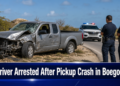Driver Arrested After Pickup Crash in Boegoeroei