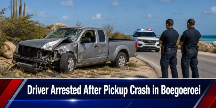 Driver Arrested After Pickup Crash in Boegoeroei