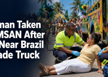 Woman Taken to IMSAN After Fall Near Brazil Parade Truck