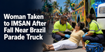 Woman Taken to IMSAN After Fall Near Brazil Parade Truck Woman Taken to IMSAN After Fall Near Brazil Parade Truck