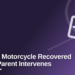 Stolen Motorcycle Recovered After Parent Intervenes