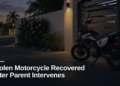 Stolen Motorcycle Recovered After Parent Intervenes