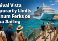 Carnival Vista Temporarily Limits Platinum Perks on Aruba Sailing Carnival Vista Temporarily Limits Platinum Perks on Aruba Sailing