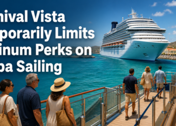 Carnival Vista Temporarily Limits Platinum Perks on Aruba Sailing