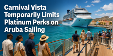 Carnival Vista Temporarily Limits Platinum Perks on Aruba Sailing