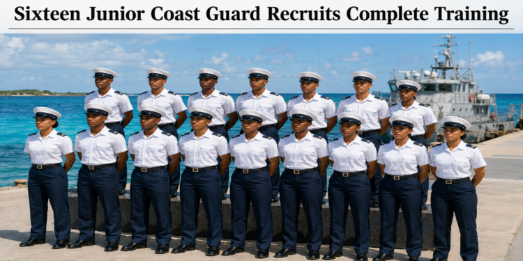 Sixteen Junior Coast Guard Recruits Complete Training Sixteen Junior Coast Guard Recruits Complete Training