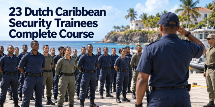 23 Dutch Caribbean Security Trainees Complete Course