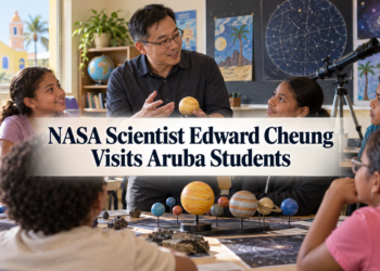 NASA Scientist Edward Cheung Visits Aruba Students