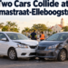 Two Cars Collide at Emmastraat-Elleboogstraat