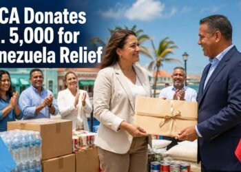 FCCA Donates Afl. 5,000 for Venezuela Relief