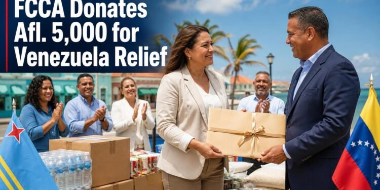 FCCA Donates Afl. 5,000 for Venezuela Relief