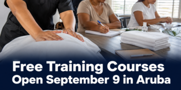 Free Training Courses Open September 9 in Aruba