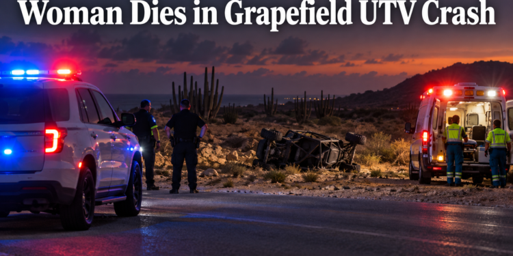 Woman Dies in Grapefield UTV Crash