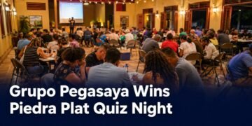Community teams competing at the Piedra Plat quiz night in Aruba