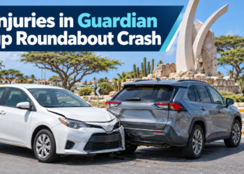 No Injuries in Guardian Group Roundabout Crash
