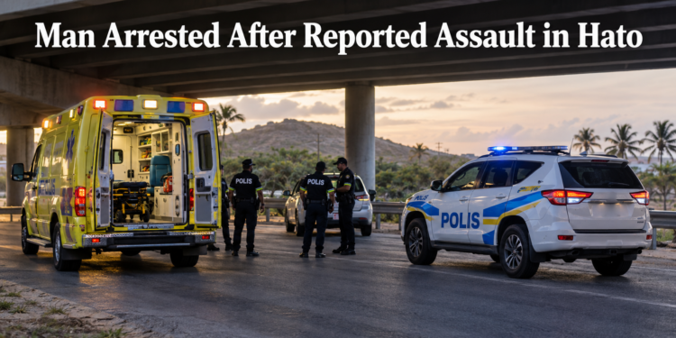 Man Arrested After Reported Assault in Hato
